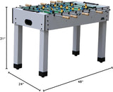 KICK Fantasy 48" Foosball Table – Compact Indoor Table Soccer & Table Football for Adults and Teens, Sliding Score Keeper, Adjustable Levelers & Smooth, Realistic Gameplay
