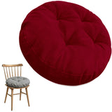 Round Chair Pads - Comfortable Kitchen Seat Pads - Non-Slip Washable