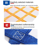 Lifting Net Net Bag Net Security Tear Resistance Strong Load-Bearing Covering Cargo Used in Construction Cargo Hanging Net Lifting Net Straps Flat Nylon Net 15X15cm mesh ( Color : 2T , Size : 3X3m )