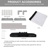 Outdoor Projector Screen with Stand 100 Inch: Portable Projection Screen for Outside Theater Home Backyard Movies SKERELL