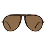 SOJOS Retro Oversized 70s Aviator SunglassesWomen Men SJ2693 Leopard