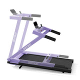 DeerRun Foldable Treadmill for Home with 6% Manual Incline & Handlebar