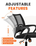 NEO CHAIR Office Desk Computer Chair Ergonomic Mesh Gaming Mid Back Seat with Comfy Lumbar Support Adjustable