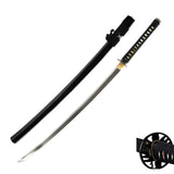 Hand Forged 1095 Root Claw Katana, Visible Hamon Full Tang Sword