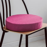 Memory Foam Chair Cushion - Non-Slip Indoor/Outdoor Seat Pad for Sofa, Office, Car - Comfortable Round Cushion (45x45cm, 8cm Thick, Pink/Purple)