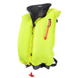 BLUESTORM Cirrus26 Inflatable PFD Life Jackets for Adults | US Coast Guard Approved Automatic Life Vest w/Manual Override Convertibility (Hi Vis)