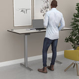 Series Electric Sit-Stand Straight Desk | Commercial Grade Height Adjustable Desk