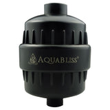AquaBliss High Output Revitalizing Shower Filter - Reduces Dry Itchy Skin, Dandruff, Eczema, and Dramatically Improves The Condition of Your Skin, Hair and Nails - Matte Black (SF100-BK)