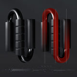 KitchLife AIR-ONE SPORTS Push Up Bars - 480 lb Capacity, Extra Thick Non-Slip Foam Grips, Sturdy Structure, Ideal for Home Gym Strength Training, Black KitchLife