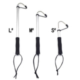 Telescopic Fishing Gaff with Super Sharp Spear Hook Lightweight Aluminium Alloy Hand with Soft EVA Nonslip Handle and Lanyard for Saltwater, Ice, Boat, Kayak Fishing, etc (Size M:15.4-35.4inch)
