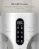 AIRMATE Air Purifier Bladeless Tower Fans, 1500CFM Large Air Volume, 45" 2-in-1 Standing Fan for Bedroom & Home, 28ft/s Velocity, 90° Oscillation, 24H Timer, Low Noise, White