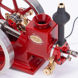 MechPuConToy Hit and Miss Engine Kit That Runs, HM-01 KIT Engine Model + Metal 4-SWheel Steering Flatbed Transport Cart + Accessory Triad + (CDI Igniter + Spark Plug) Kit