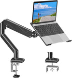 Laptop Stand for Desk, Adjustable Aluminum Laptops Arm Mount for 14-17 Inch Notebook & 32" Monitor
