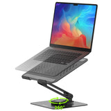 acer Laptop Stand for Desk - with 360 Swivel Base, Rotating Laptop Riser for Desk, Adjustable Computer Stand for Laptops