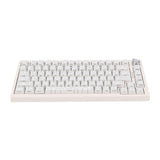 Jiawu Wireless Mechanical Keyboard with PBT Keycaps (White)