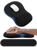 PVIPCZ Ergonomic Wrist Support Set for Keyboard and Mouse, Sloped Mouse Pad