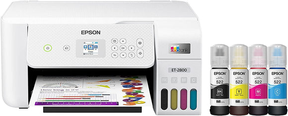 Wireless Color All-in-One Cartridge-Free Supertank Printer with Scan and Copy, The Ideal Basic Epson