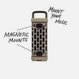 Turtlebox Ranger: Loud! Outdoor Portable Bluetooth 5.4 Speaker | Rugged, Waterproof, Ultra-Portable | Plays to 105db, Deep Bass, Shockproof, Unlimited Pairing for Full Stereo Experience, Tan