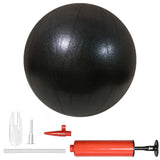 Mini Pilates Exercise Yoga Ball, 6 Inch Small Inflatable Exercise Yoga Ball,Core Training and Physical Therapy Equipment, with Pump(Black,6 Inch) BAIMAN