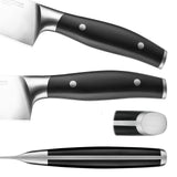 Klaus Meyer Arcelor Cleaver Knife 7 Inch Meat Cleaver Knife- German Steel Butcher Knife with ABS Ergonomic Handle, Ultra Sharp and 3.7mm Thick Blade, for Home/Restaurant