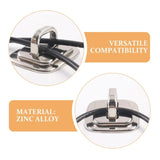 4Pcs Computer Lock Fixed Base Universal Laptop Security Anchor Plate Anti Theft Cable Lock for Notebook Tablet Projector in