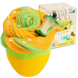WATERELF Butter Easter Eggs Scented Slime for Girls 10-12, Easter Basket Stuffers Big Slime for Kids Boys Party Favor Stress Relief, Special Toys for Birthday Present - 5.29 Oz - BS004-Apple Pie