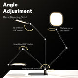 LitONES LED Desk Lamp for Home Office, Eye-Caring Diffused Desk Light, 3 Color Temperature 10 Brightness Computer Light, Dimmable Desk Light with Memory & Timer Func, Metal Swing Arm Table Lamp