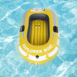 Inflatable Kayak Canoe for 1 Person with Quick Inflation, Storage, and Material for Fishing, Rowing, and Watersports FUZHUI