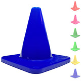 LVL10 Pro Training Cones - 6" Soccer Training Cones for Sports - for Basketball, Football, Basketball and Agility Drills - Soccer Field Markers that Won't Crack, Slide or Fly