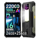 Ulefone Armor 24 Pro Rugged Phone, eSIM Smartphone, 22000mAh Battery,256GB