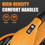 20V Cordless Leaf Blower, 150MPH Handheld Blower with 2 Batteries & Charger, Variable Speed Small Electric Leaf Blowers