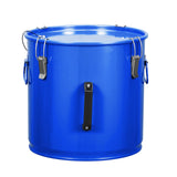 GarveeHome 8 gal Fryer Grease Bucket, Oil Disposal Caddy, Steel Fryer Oil Transport Container with Rust-Proof Coating, Deep Fryer Oil Disposal Container