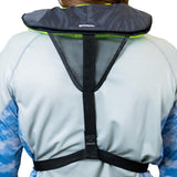 BLUESTORM Cirrus26 Inflatable PFD Life Jackets for Adults | US Coast Guard Approved Automatic Life Vest w/Manual Override Convertibility (Hi Vis)