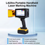 PEKOKO 10W Portable Laser Marking Machine L4Ultra Laser Marker Engraving Machine for Marking on Metal,Plastic,Carton,Leather,Wood,Silcone,Canvas,Glass,Rubber,Stainless Steel