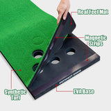 PuttPutt Clash Premium Golf Putting Game Set – Includes Carry Bag, Putting Mat, 2 Adjustable Putters, 2 Golf Balls, 2 Bases, 12 Hole Covers - Fun Backyard Party Game