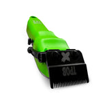 TPOB Slime 2 Barber Hair Clippers for Men 6800 RPM with Matte Green Case and X Fade Blade