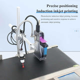 Tabletop Inkjet Printer with Automatic Conveyor Belt, Intelligent Positioning, Free Editing, Supports Multiple Languages and USB Import