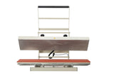 Large Format Manual Heat Press Machine, 110V 1800W Industrial Sublimation Transfer Press with Dual Rod Pressure for Thick Items