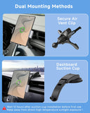 Aswwid Ultra Compact Keyboard Mouse for Z Fold 8 Ultra/7/6/5 and Wireless Car Charger Mount