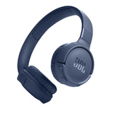 Wireless On-Ear Headphones, Up to 57H Battery Life and Speed Charge, Lightweight, Comfortable and Foldable Design (Blue) JBL
