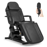 Artist hand Facial Bed for Esthetician Massage Table Beauty Bed Medical Aesthetic Tattoo Chair with 3 Motor Electrical Adjustments,Black