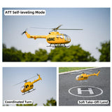 FLYWING BO105 rc Helicopters New ACE Flight Controller ADAC 470 Class Helicopter Fly Wing bo105 Scale Helicopter with LED Light one Click Return