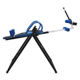 Kathring Inversion Table for Back Relief, Foldable Heavy Duty Fitness Equipment with Adjustable Height, Blue and Black, 330 lbs Weight Capacity, 59.84 Inch Height