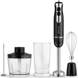 Djecak Orla Upgraded 1100W 5-in-1 Immersion Blender Handheld - 20 Speed Turbo Stick Blender for Soups, Baby Food & Smoothies, Includes Food Processor,Milk Frother, Chopper, Whisk & BPA-Free Beaker