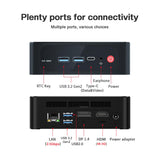 Beelink SER5 Mini PC, AMD Ryzen 5 5500U 16G DDR4 480G NVMe SSD Win 11 Pro