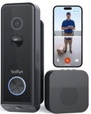 BOIFUN 2026 Dual Camera 2K Video Doorbell Wireless, Head-to-Toe View