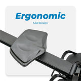 Echelon Row-S Smart Rower – Foldable Rowing Machine for Total Body Low-Impact Workout with 22 Inch HD Rotating Screen, Soundbar, Bluetooth Resistance + 30-Day App Membership Included