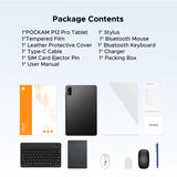 POPUX P12 Pro 12 Inch Tablet, 2.4K 120Hz Android 16 Tablet with Gemini AI, 48GB+256GB/2TB, 12000mAh, Unisoc T7300 Octa-Core, 13MP+8MP, WiFi 5, Face ID, 4G LTE, Tablet with Keyboard, Pen, Case-Black