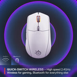 SteelSeries Rival 3 Wireless Gen 2 Gaming Mouse — 2.4GHz and Bluetooth