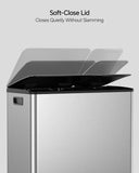 Lovewind Dual Trash and Recycling Bins for Kitchen